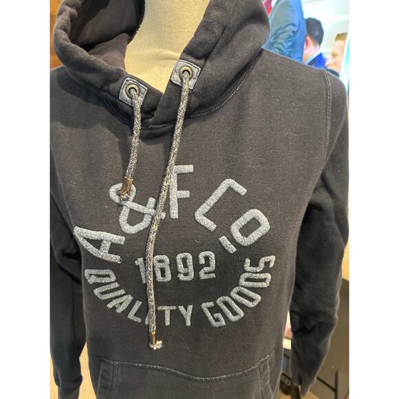 Womens Abercrombie & Fitch Navy Hoodie. Size Small - Picture 2 of 3